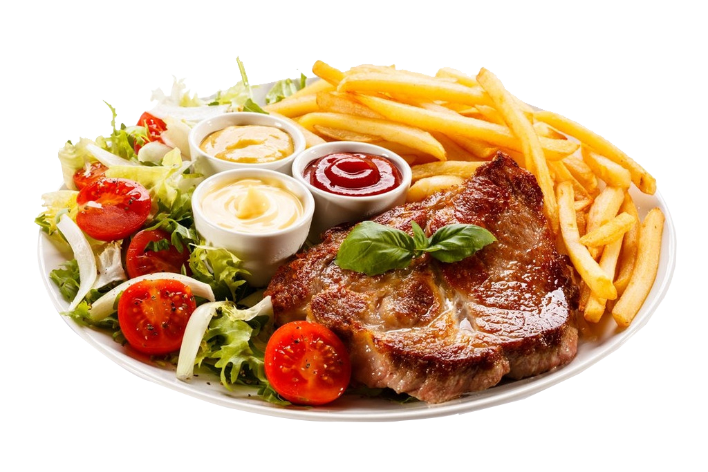Frites au poulet